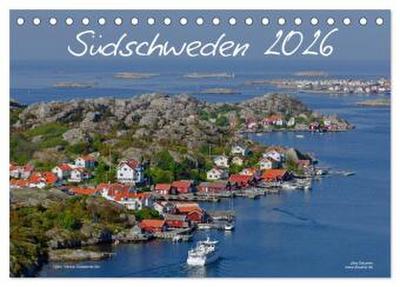 Südschweden (Tischkalender 2026 DIN A5 quer), CALVENDO Monatskalender