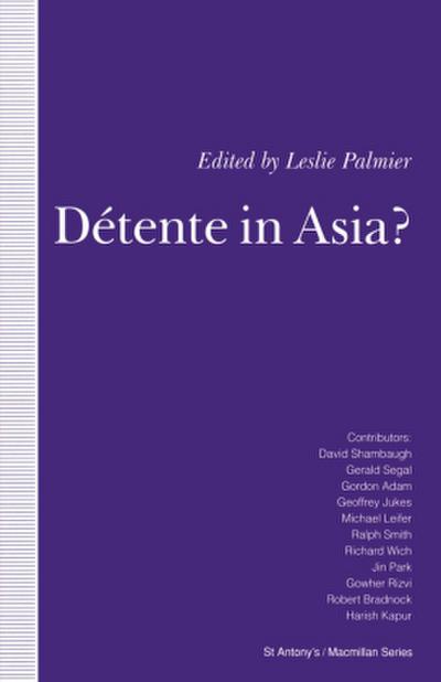 Détente in Asia?