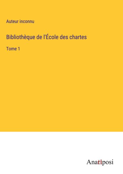 Bibliothèque de l’École des chartes