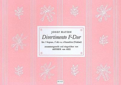 Divertimento F-Durfür 3 Blockflöten (SAT)