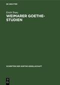 Weimarer Goethe-Studien