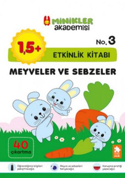Meyveler ve Sebzeler Etkinlik Kitabi - Minikler Akademisi