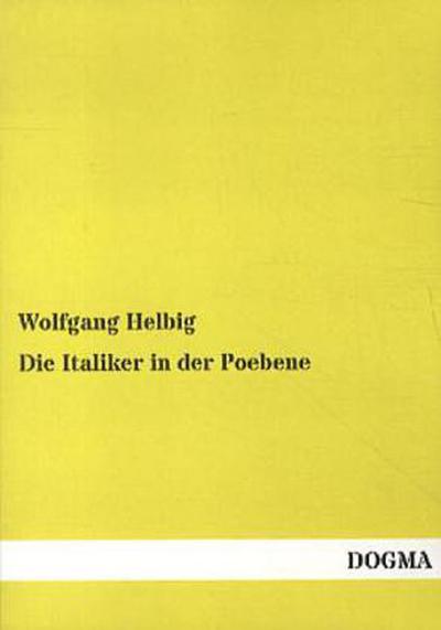 Die Italiker in der Poebene