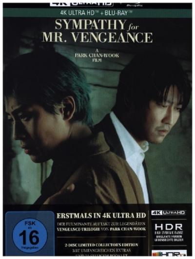 Sympathy for Mr. Vengeance 4K, 1 UHD-Blu-ray + 1 Blu-ray (Limited Collector’s Edition im Mediabook)