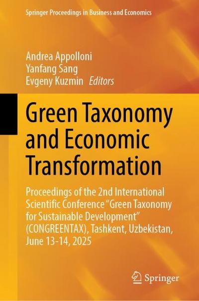 Green Taxonomy and Economic Transformation