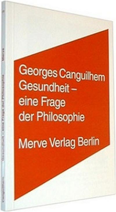 Canguilhem,Gesundheit