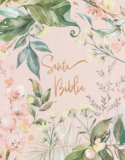 Rvr 1960 Biblia de Apuntes Aviva Nuestros Corazones, Floral, Tela Sobre Tapa Dura