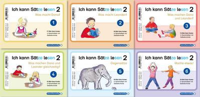 Ich kann Sätze lesen Teil 2 in Silbenschreibweise mit Dana und Leander