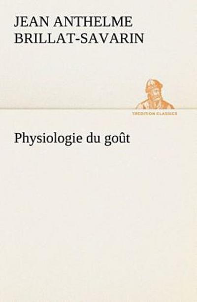 Physiologie du goût