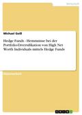 Hedge Funds - Hemmnisse bei der Portfolio-Diversif