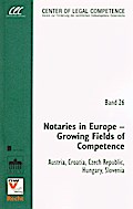 Notaries in Europe - Growing Fields of Competence - Austria, Croatia, Czech Republik, Hungary, Slovenia