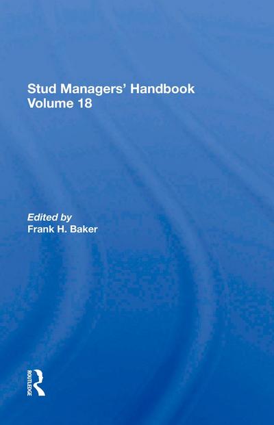 Stud Managers’ Handbook, Vol. 18
