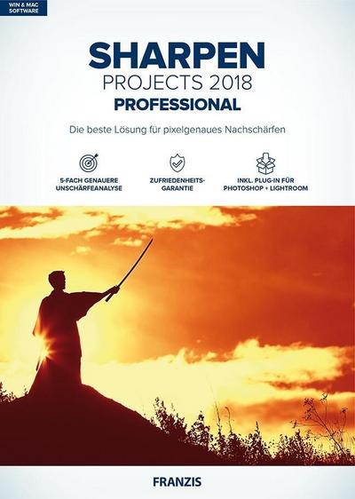 Sharpen projects professional 2018/CD-ROM
