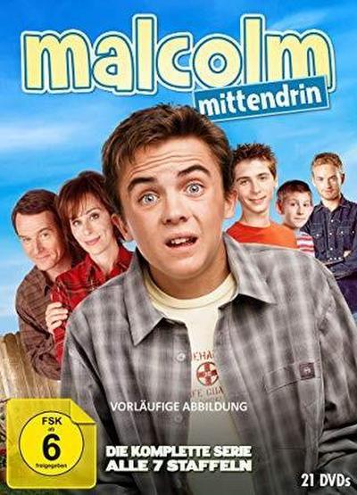 Malcolm mittendrin - Die komplette Serie. Staffel.1-7, 21 DVD