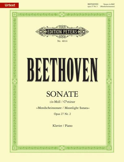Piano Sonata No. 14 in C-sharp minor Op. 27, No. 2 (Moonlight Sonata)