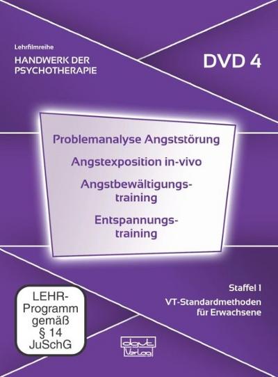 Problemanalyse Angststörung/Angstexposition in-vivo/Angstbewältigungstraining/Entspannungstraining