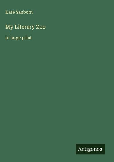 My Literary Zoo