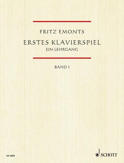 Erstes Klavierspiel