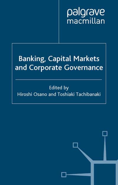 Banking, Capital Markets and Corporate Governance