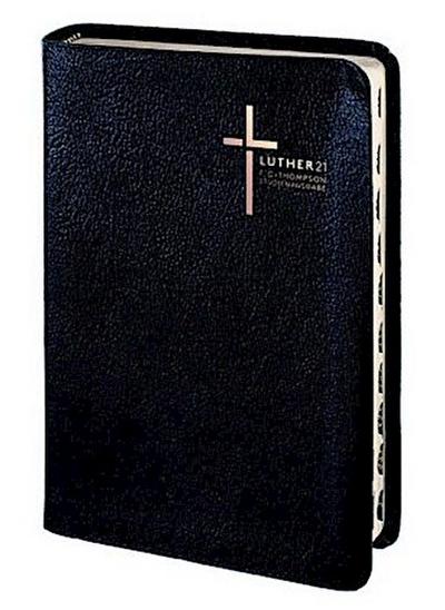 Luther21 - F.C. Thompson Studienausgabe - Großausgabe - Lederfaserstoff schwarz