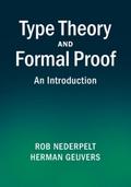 Type Theory and Formal Proof