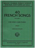 40 French Songs vol.1for high voice and piano  (fr)