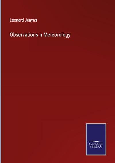 Observations n Meteorology
