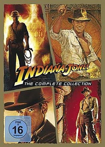 Indiana Jones Quadrilogy, 5 DVDs ( The Complete Collection)