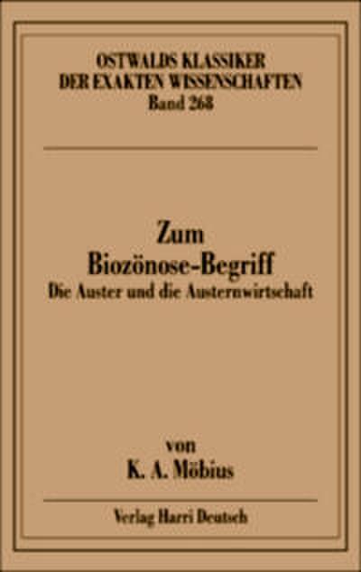 Zum Biozönose-Begriff