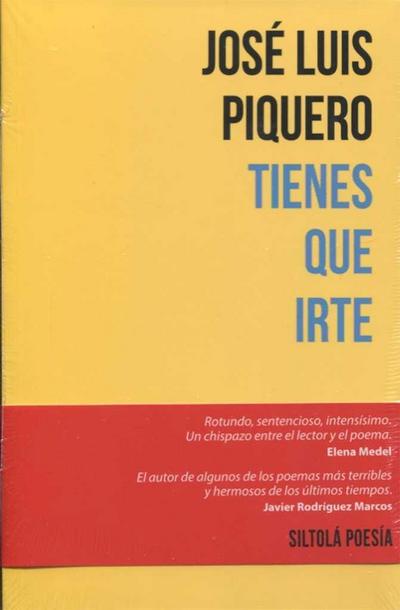 Tienes que irte