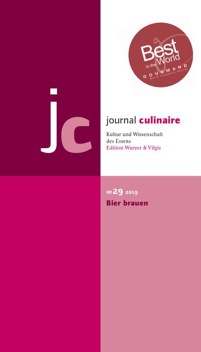 journal culinaire No. 29: Bier brauen/ "Best in the World" Gourmand World Cookbook Awards 2018