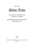 Kleine Suite nach Tänzen aus dem Notenbuch für Wolfgangfür 4 Blockflöten (SATB)
