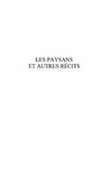 Paysans et autres recits Les
