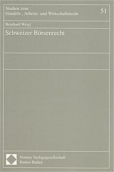 Schweizer Börsenrecht