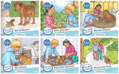 Paket - Mats, Mila und Molli - Heft 1-6, Schwierigkeitsstufe A. H.1-6