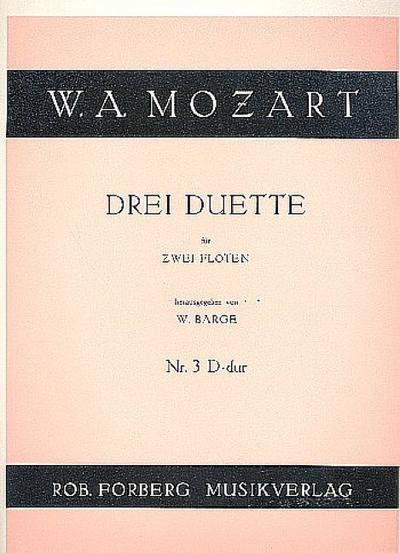 Duett D-Dur Nr.3 für 2 FlötenStimmen
