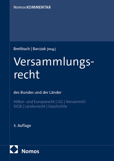 Versammlungsrecht des Bundes und der Länder