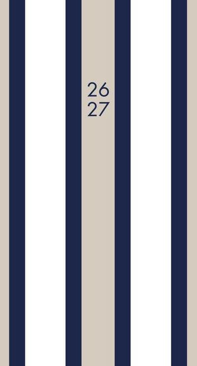 Pinstripe 2-Year 2026-27 3.5 X 6.5 Monthly Pocket Planner