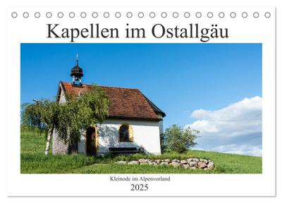 Kapellen im Ostallgäu (Tischkalender 2025 DIN A5 quer), CALVENDO Monatskalender