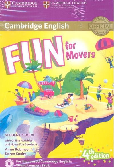 Fun for Movers Student’s Book with Online Activities with Audio and Home Fun Booklet 4