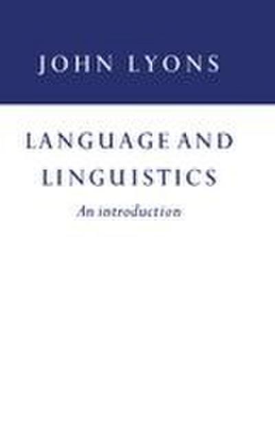 Language and Linguistics