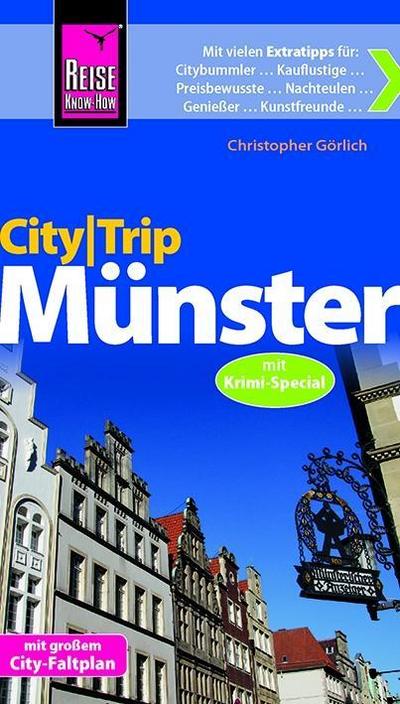 Reise Know-How CityTrip Münster mit Krimi-Special: Reiseführer mit Faltplan und kostenloser Web-App