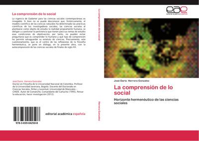 La comprensión de lo social