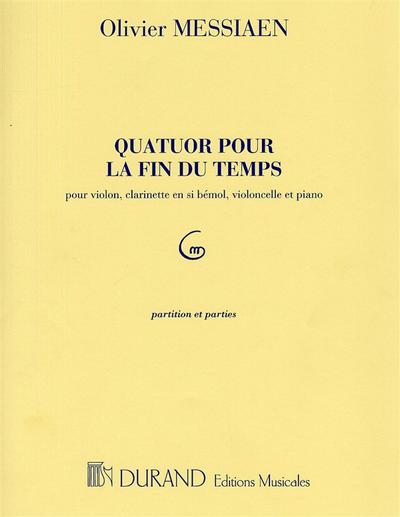 Quatuor pour la fin du tempspour clarinette, violon, violoncelle et piano