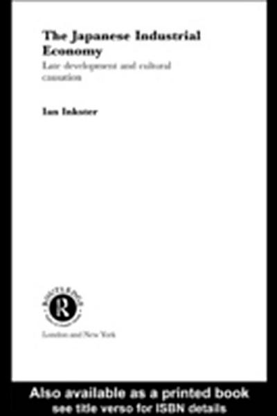 Japanese Industrial Economy