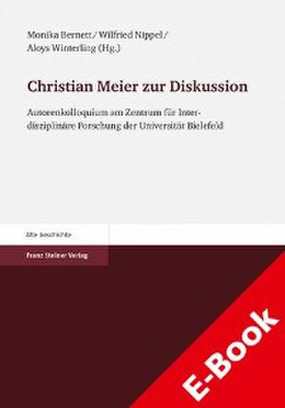 Christian Meier zur Diskussion