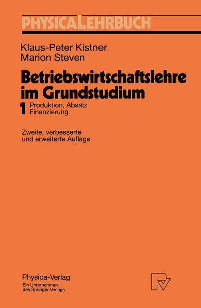 Betriebswirtschaftslehre im Grundstudium