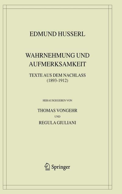 Wahrnehmung Und Aufmerksamkeit