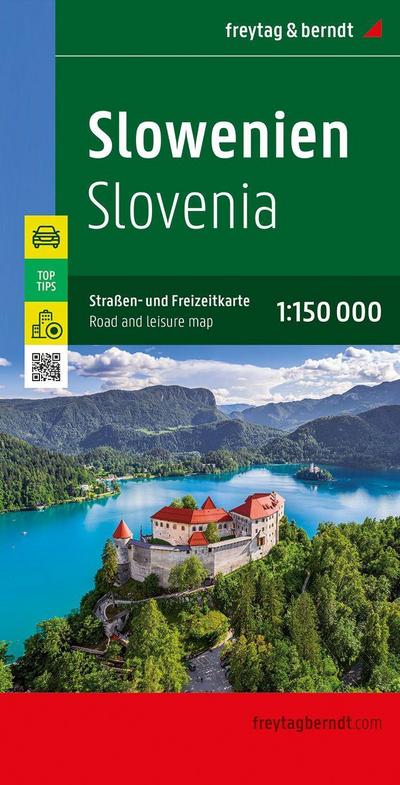 Slowenien, Autokarte 1:150.000, Top 10 Tips, Freytag Berndt Autokarten (freytag & berndt Auto + Freizeitkarten)
