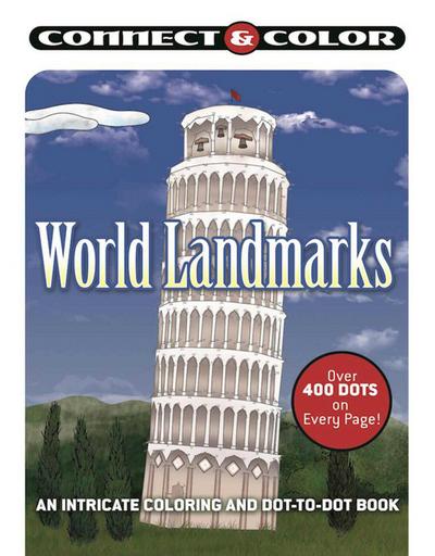 Connect and Color: World Landmarks: An Intricate Coloring and Dot-To-Dot Book